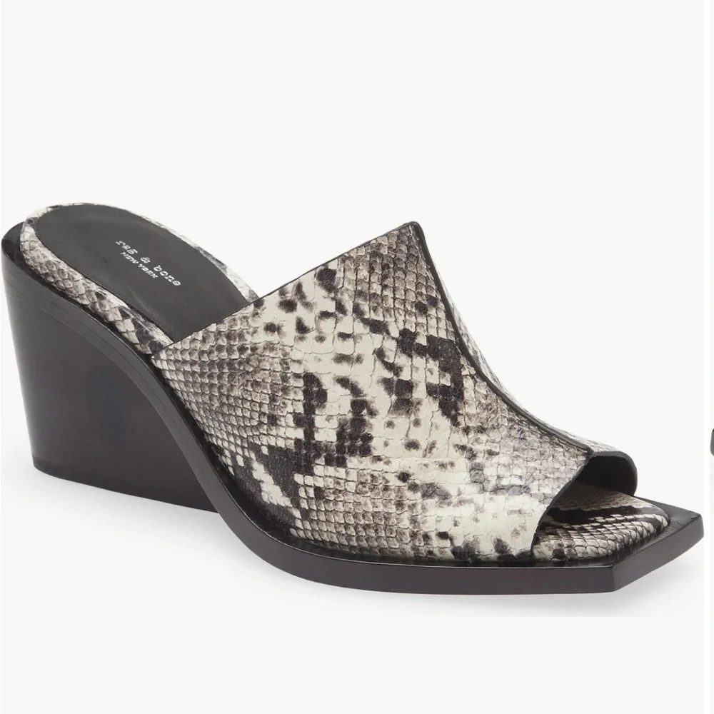 rag & bone Santiago Snakeskin Embossed Wedge
Sandal - Picture 1 of 8